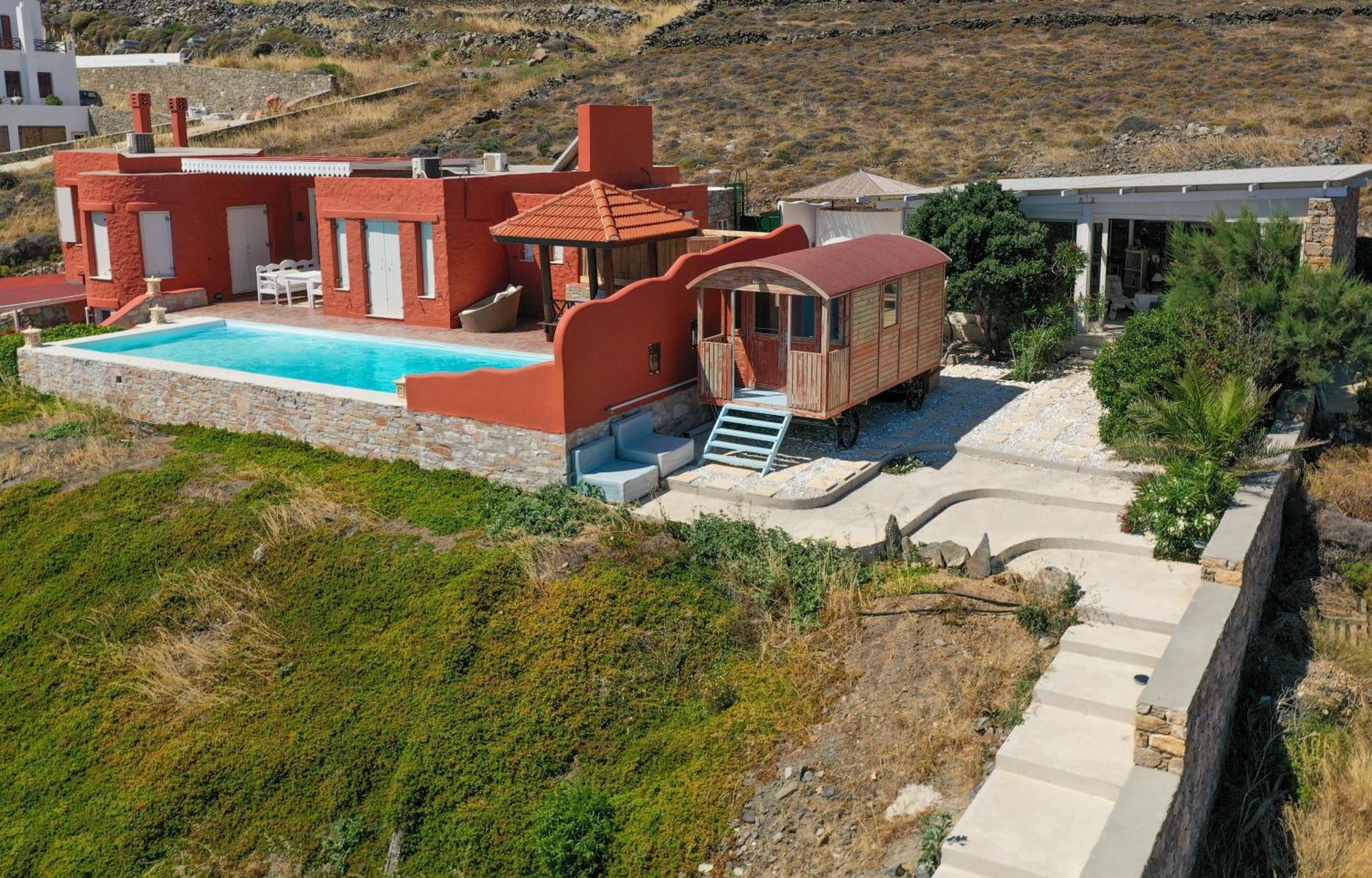 Villa Zen Dans Le Bleu Ermoupoli Dış mekan fotoğraf