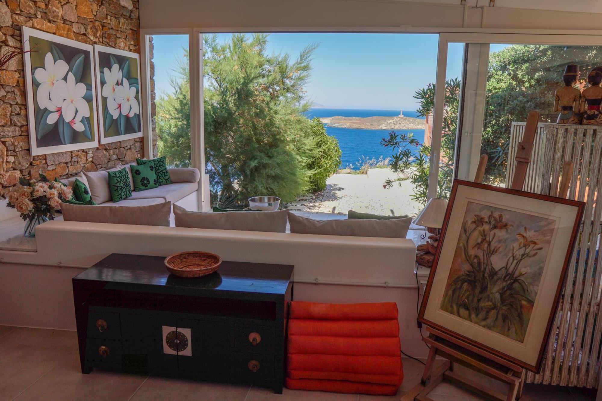Villa Zen Dans Le Bleu Ermoupoli Dış mekan fotoğraf