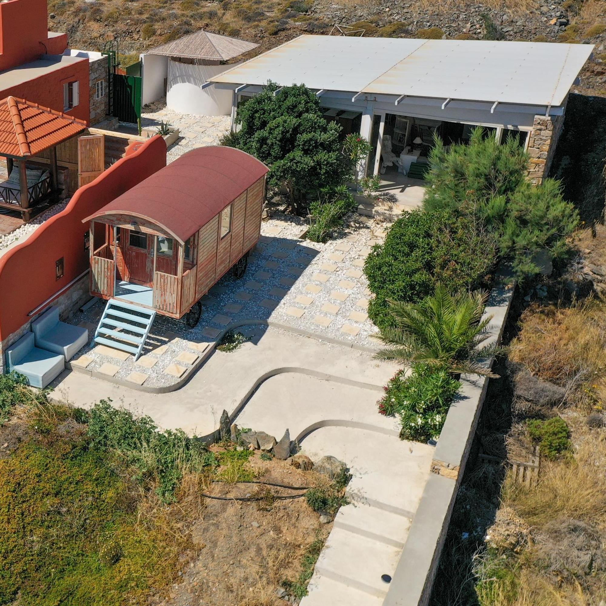 Villa Zen Dans Le Bleu Ermoupoli Dış mekan fotoğraf